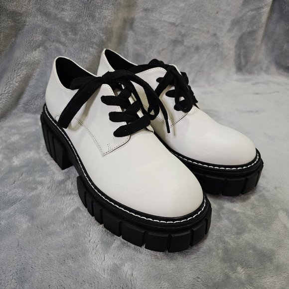 New Madden Girl Women's White Shoes Size 6M - Picture 1 of 5